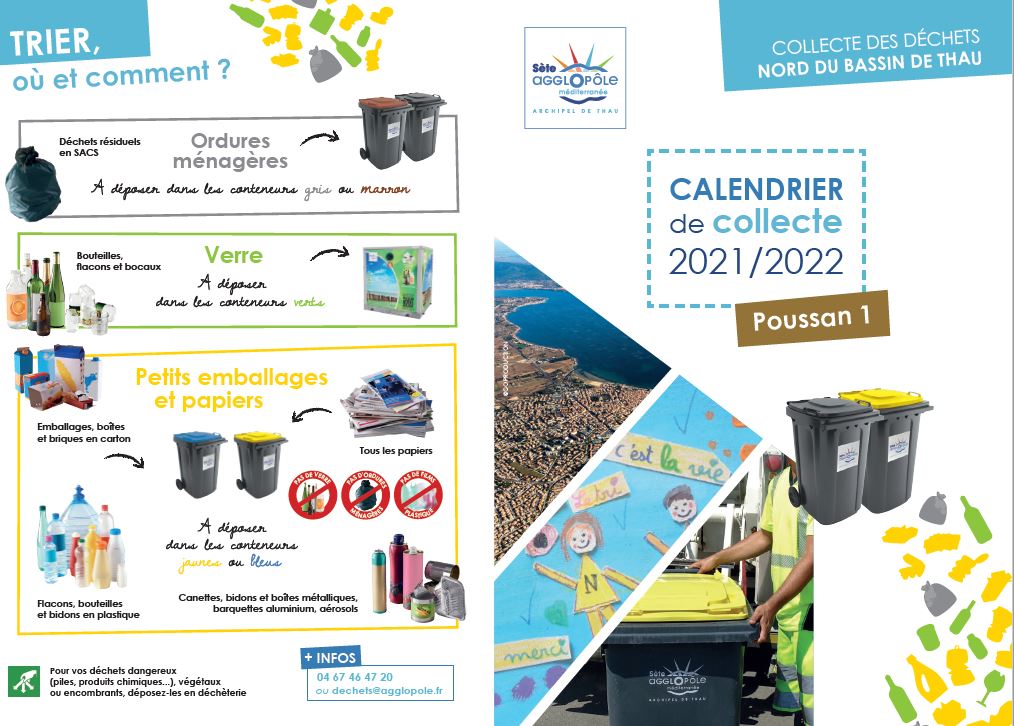 Calendrier De Collecte Des Déchets 2022 Poussan : calendrier de collecte des déchets « Agenda « Le blog 